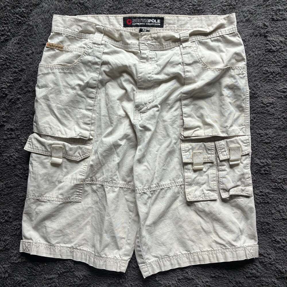 Southpole Authentic Collection Men's Cargo Shorts Tan Size 36